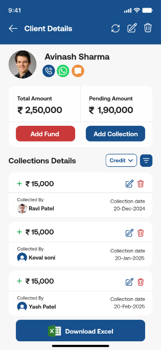 Glimpse of the My Calorie Check app