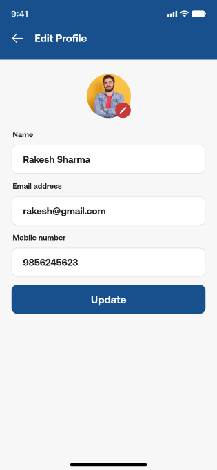 Glimpse of the My Calorie Check app
